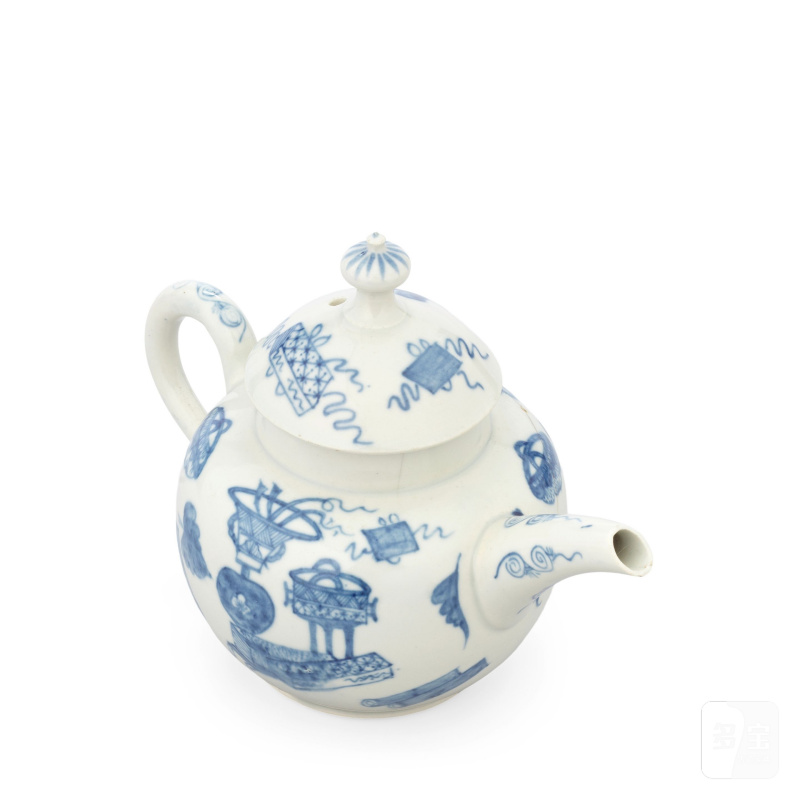 An important Limehouse teapot and cover, circa 1746-48 - 图3